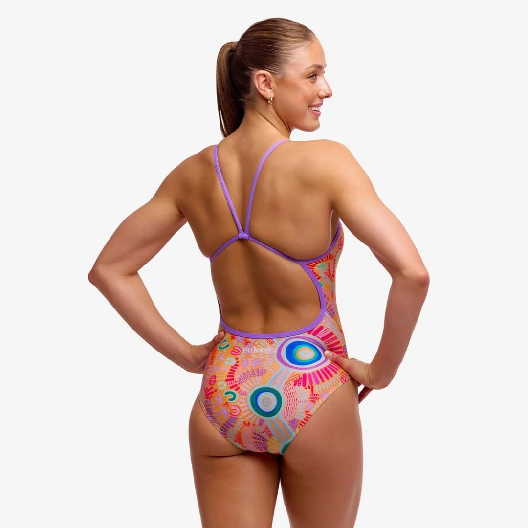 Funkita Ladies Single Strap One Piece - Kulin Colour - Image 2