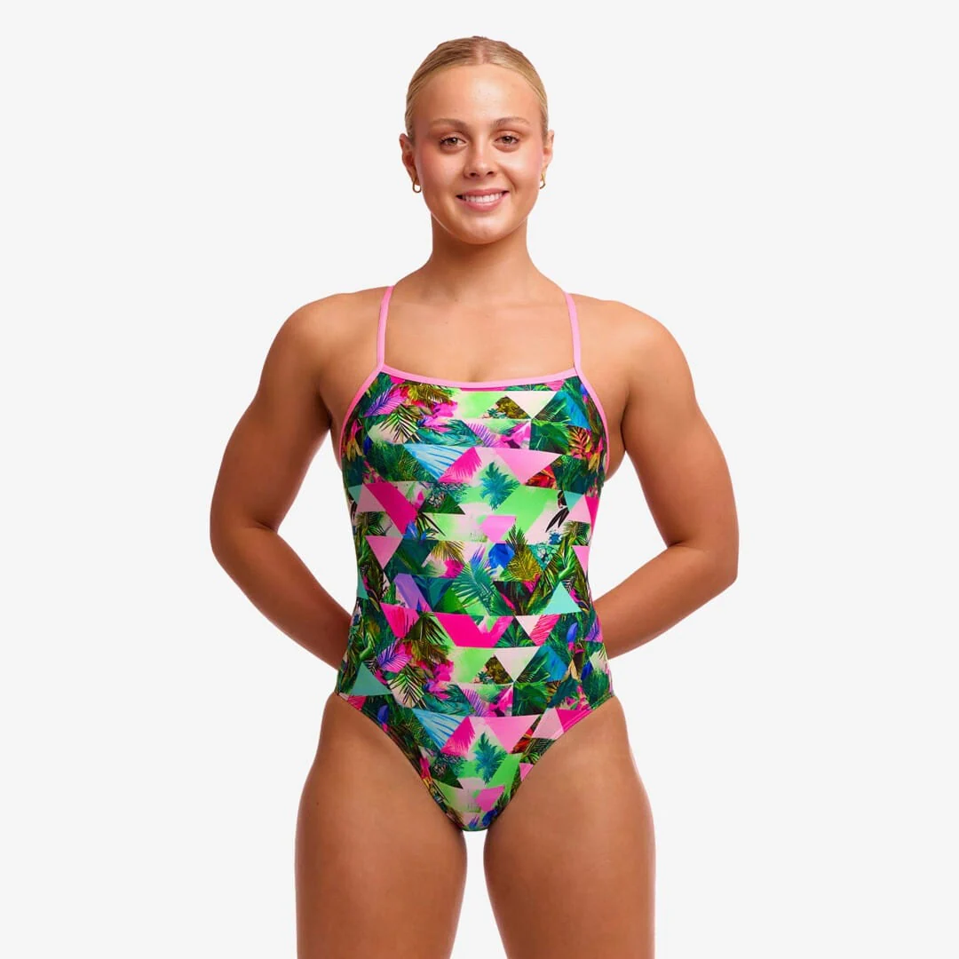 Funkita Ladies Single Strap One Piece - Sub Lime