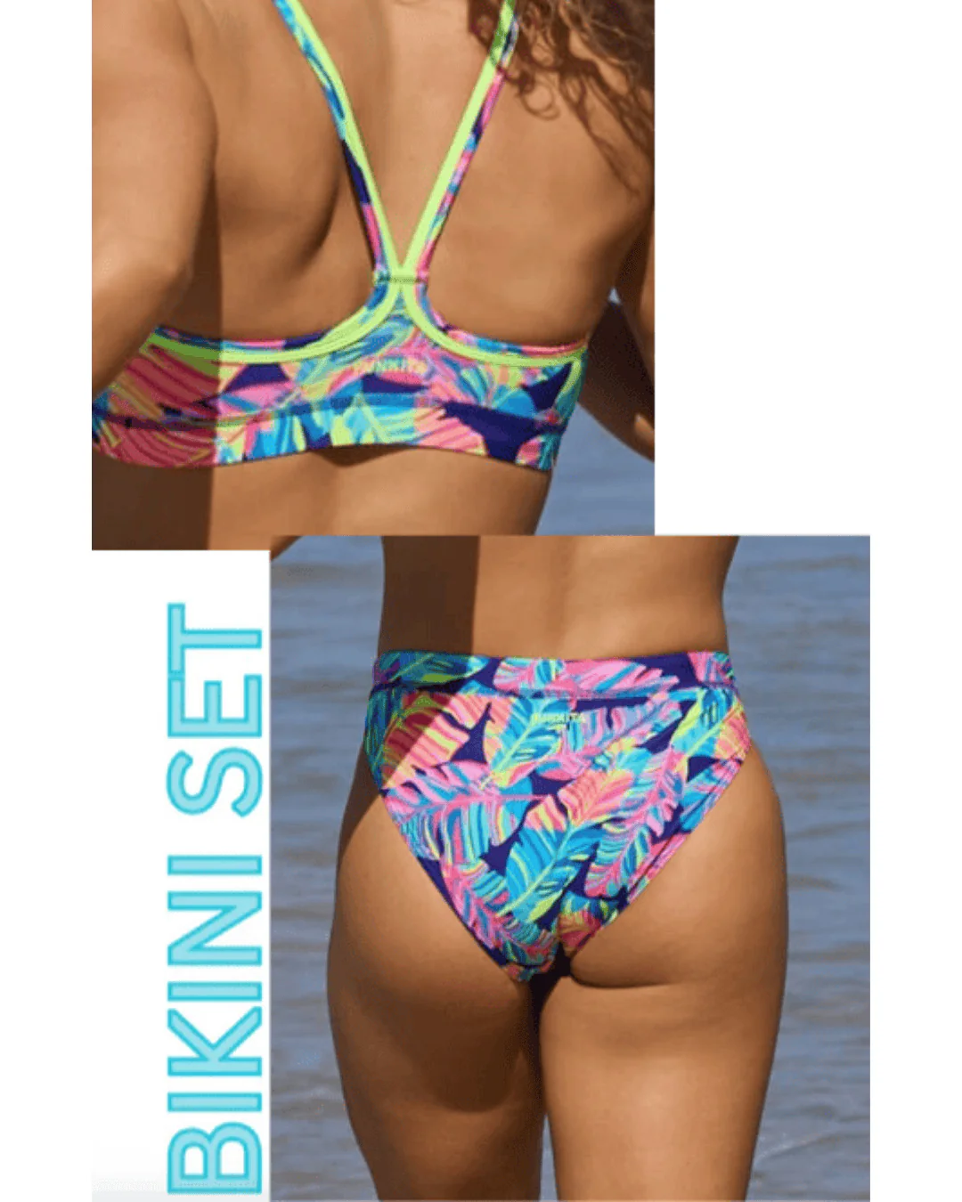 Funkita Ladies Sports Top and Brief -  Leaving Today - Image 2