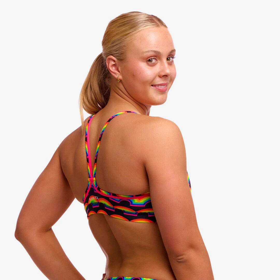 Funkita Ladies Sports Top - Rainbowie - Image 2