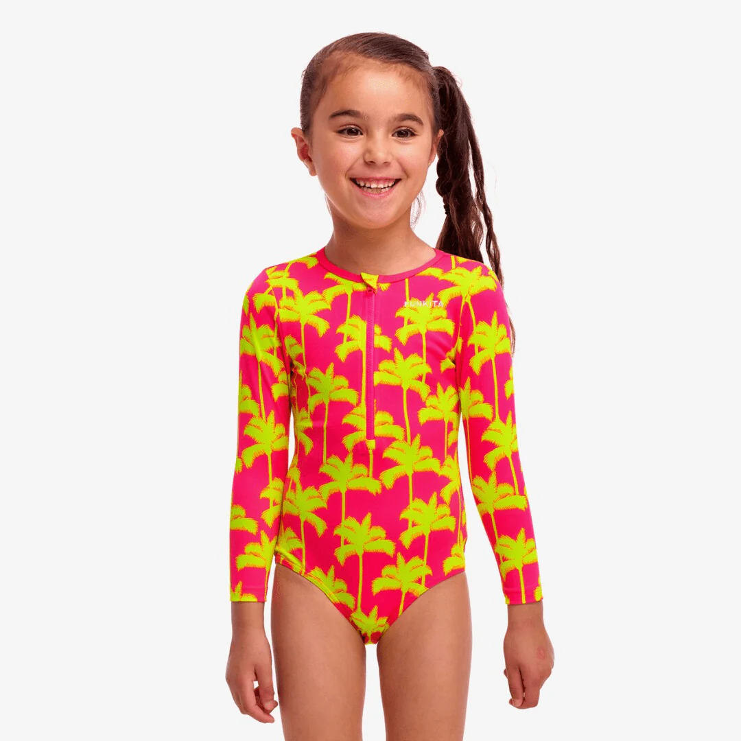 Funkita Toddler Girl's Sun Cover One Piece - Sweet Coconuts
