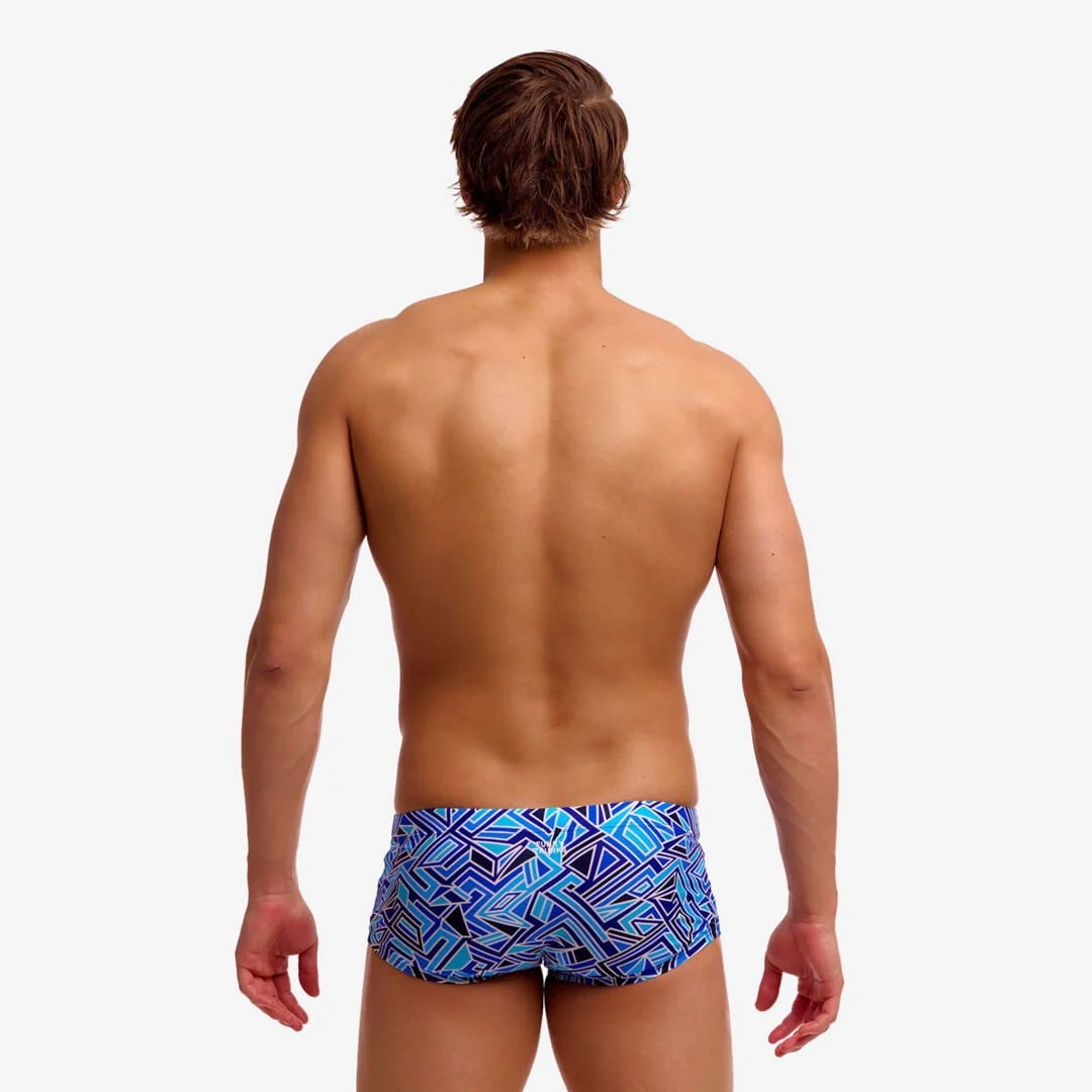 Funky Trunks Men's Classic Trunks - Blue Bits - Image 2