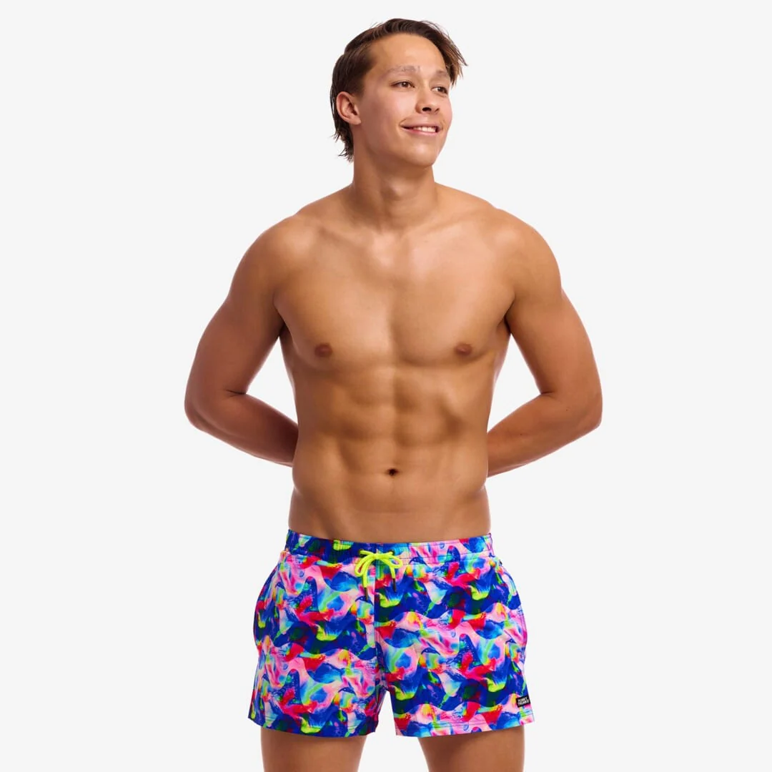 Funky Trunks Men's Shorty Shorts Short - Wet Wave