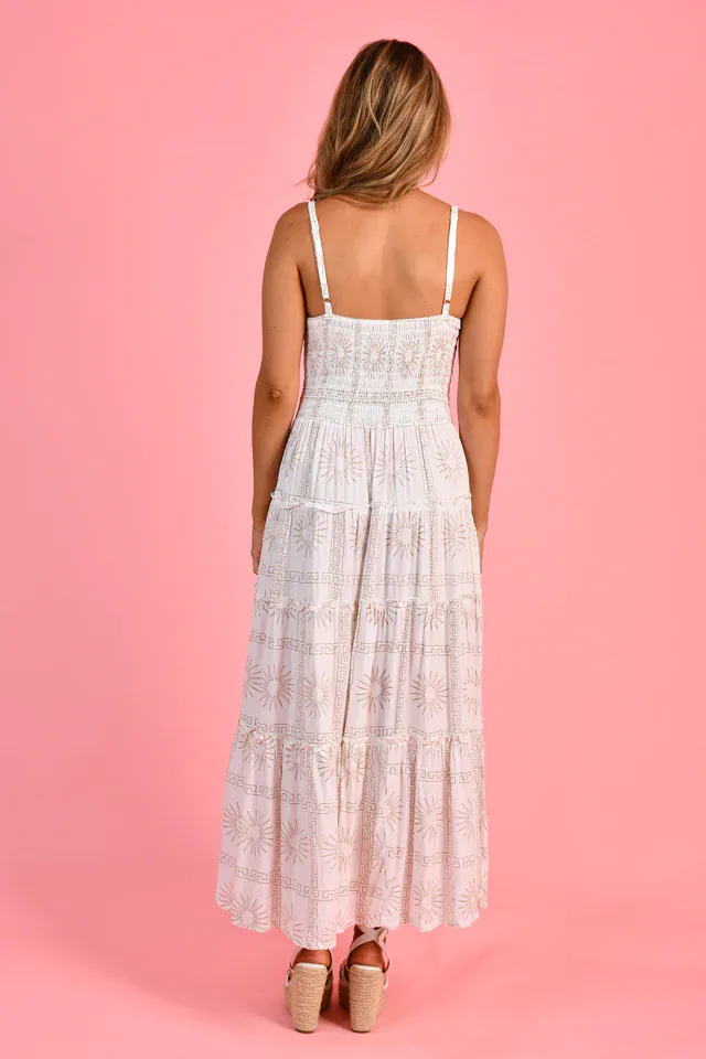 Go Girl Traveller Maxi Dress - Greek Radiance - Image 2