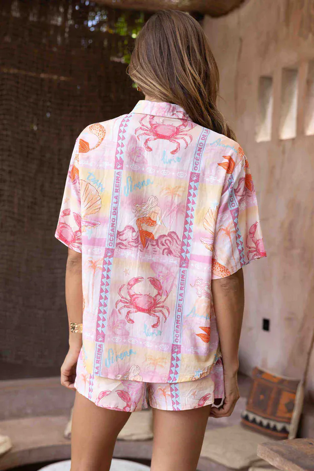 Go Girl Yacht Shirt - Mermaid Bay Pink - Image 3