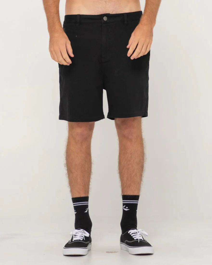 Grilled Chino Short - Black - Image 4
