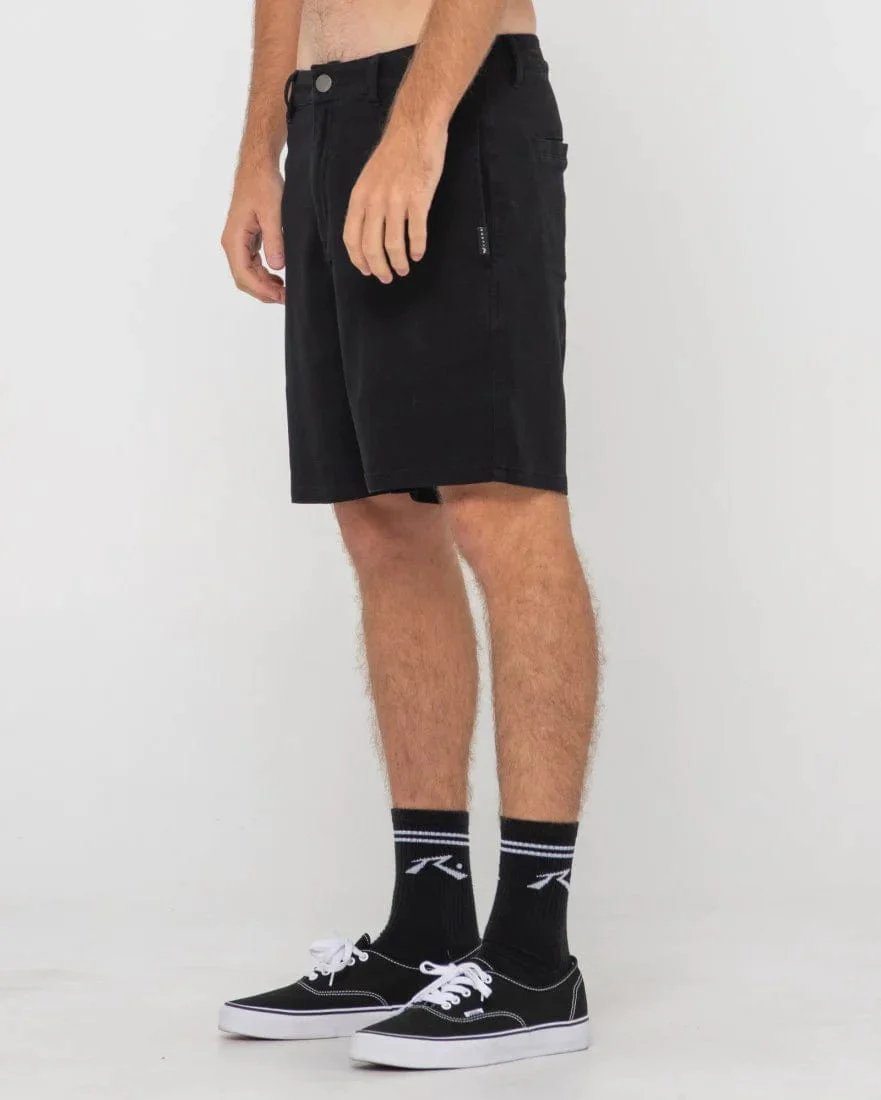 Grilled Chino Short - Black - Image 5