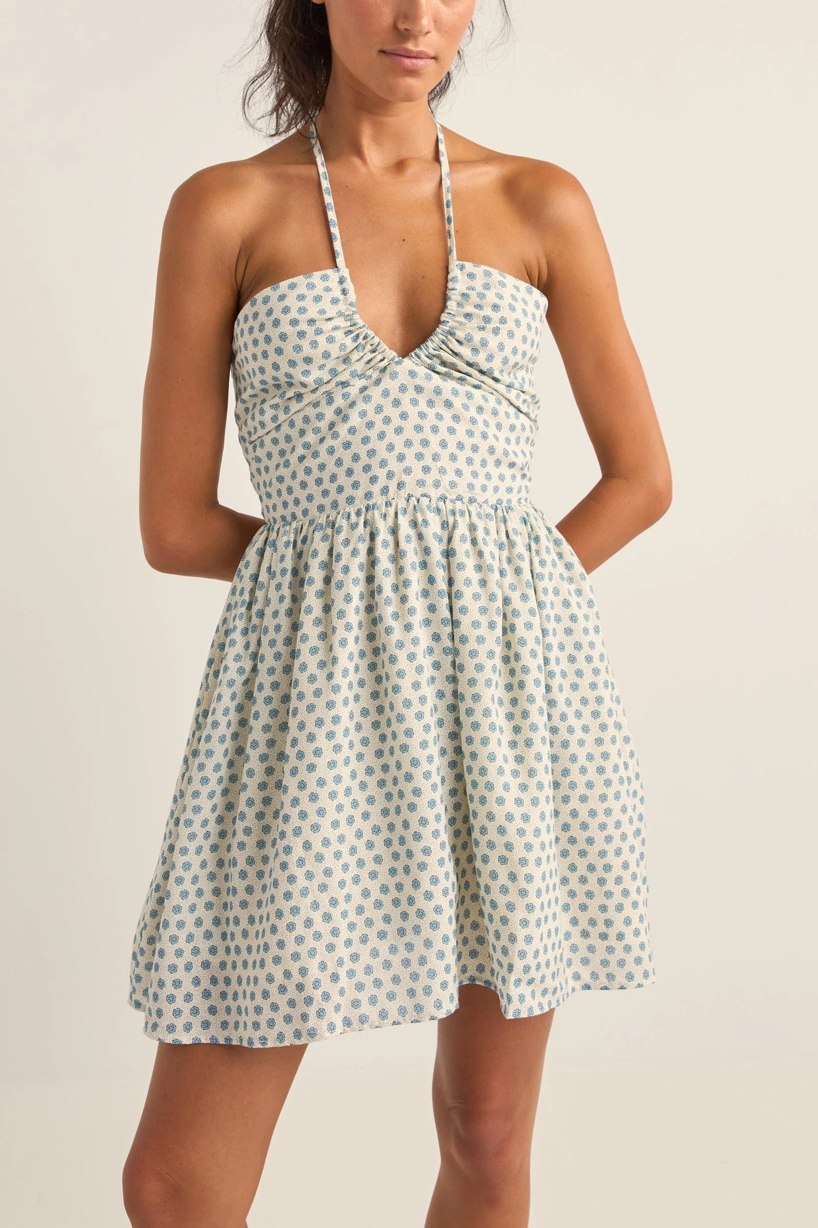 Rhythm Harper Halter Mini Dress - Image 2