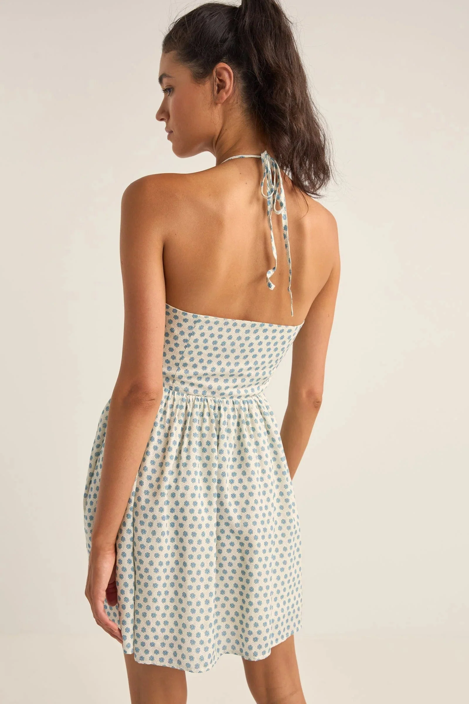 Rhythm Harper Halter Mini Dress - Image 8