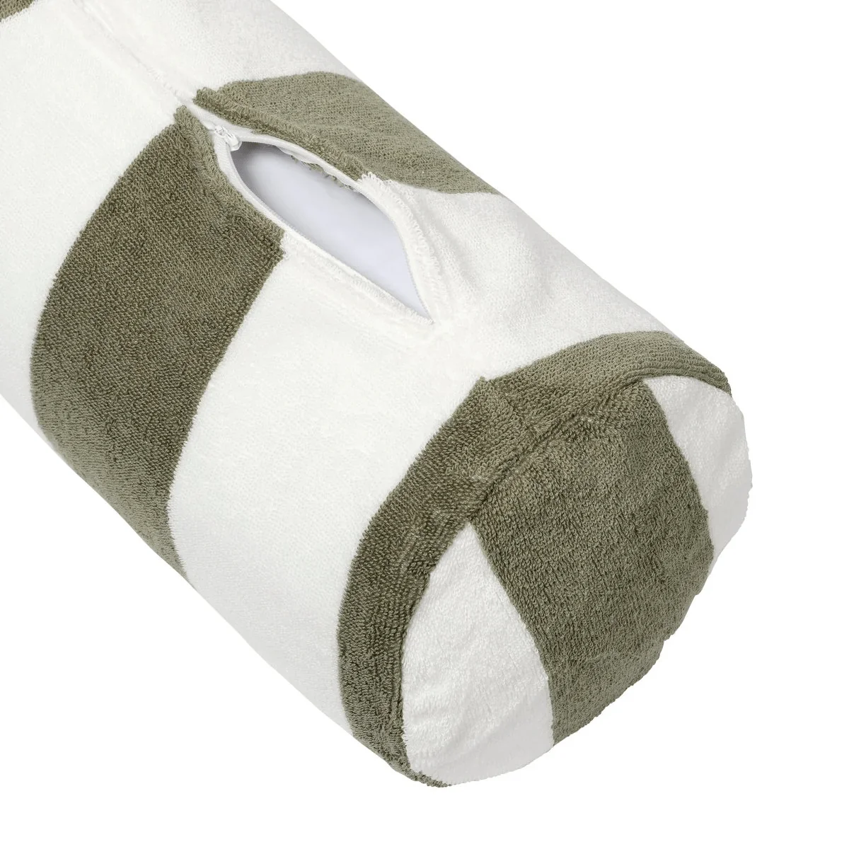 Inflatable Beach Pillow - The Vacay Olive Green - Image 3
