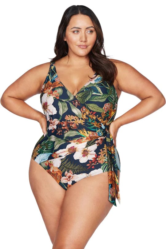 Into The Saltu Hayes Underwire One Piece - Navy
