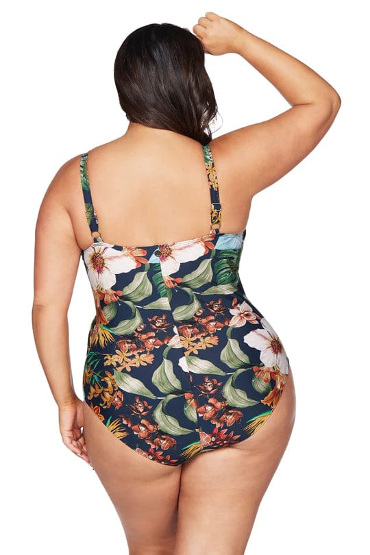 Into The Saltu Hayes Underwire One Piece - Navy - Image 4