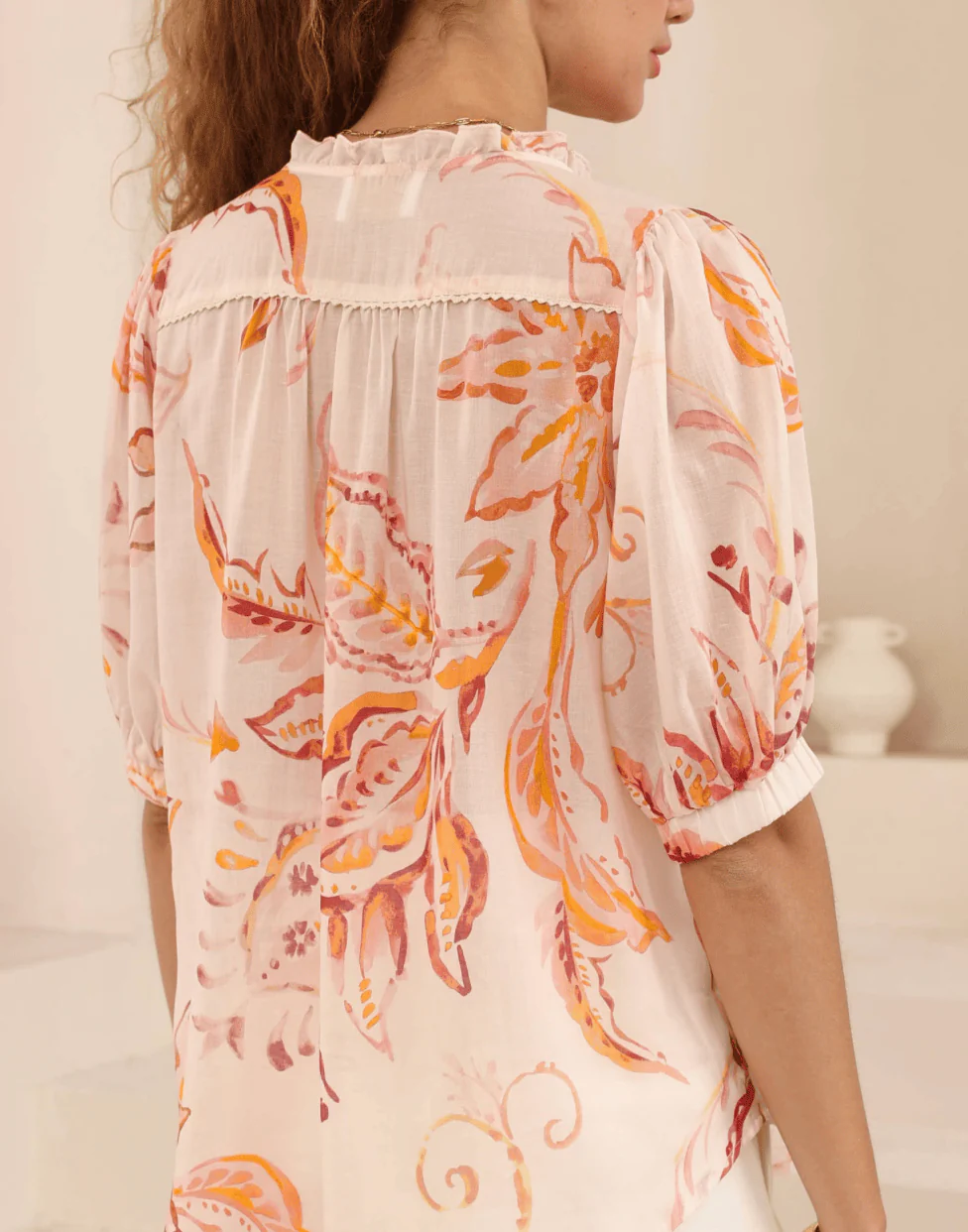Iris Maxi Botanica Blush Top - Image 4