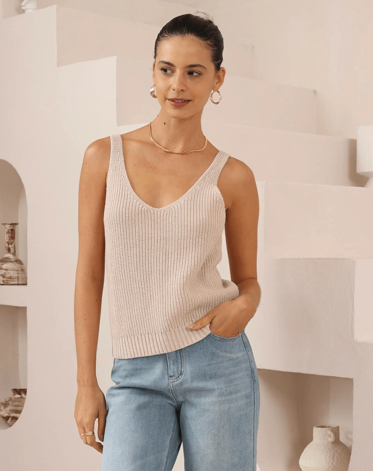 Iris Maxi Knit Cami Top