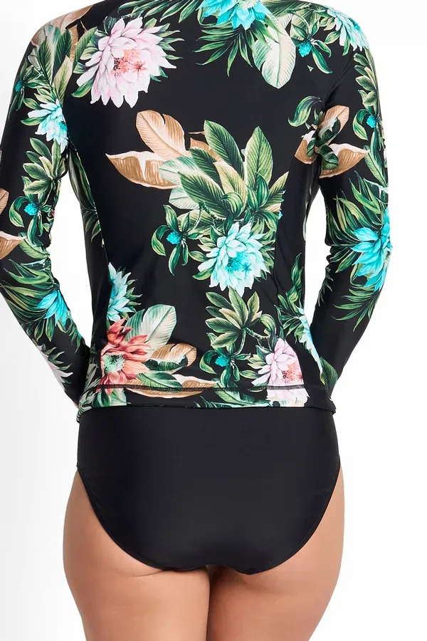 Jantzen Select Long Sleeve Mast Rashie - Black - Image 4