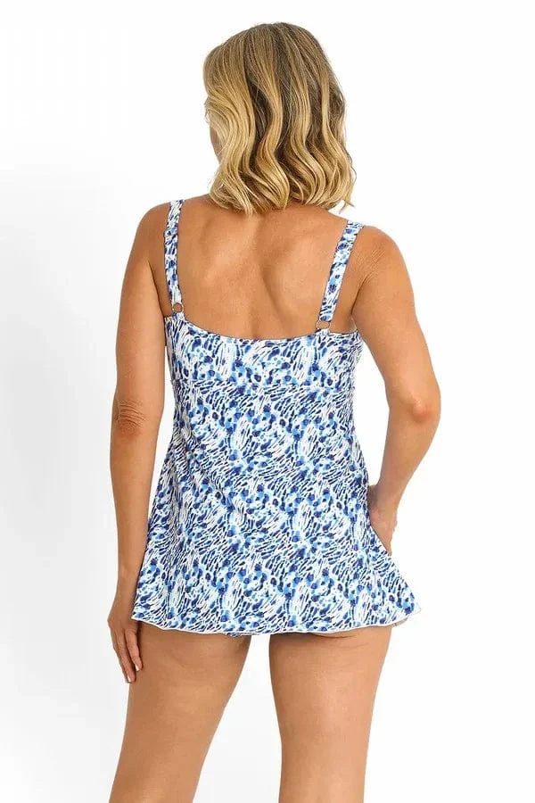 Jantzen Symbio Slimline Swim Dress - Navy - Image 2