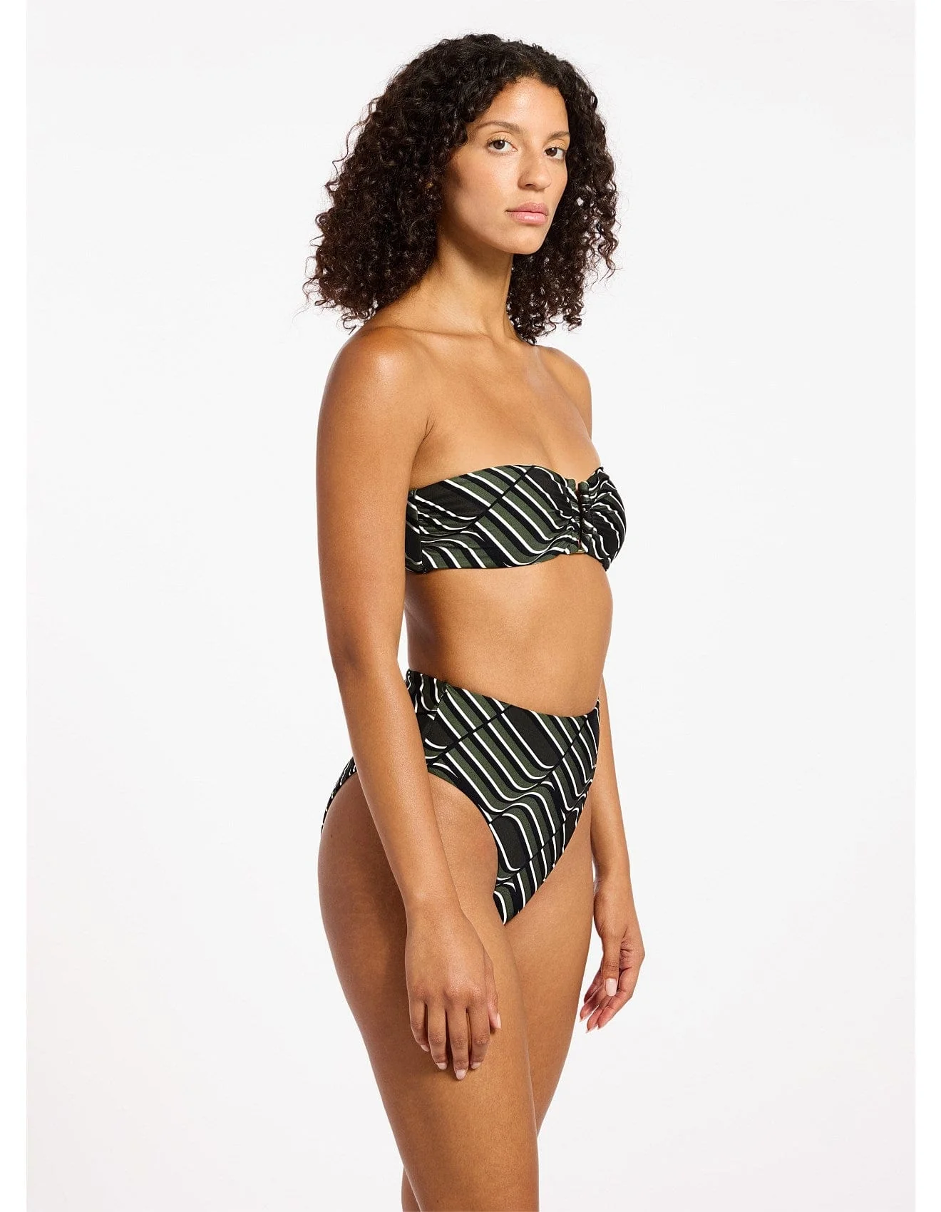 Jets Mirage High Waist High Leg Pant - Cacti - Image 4