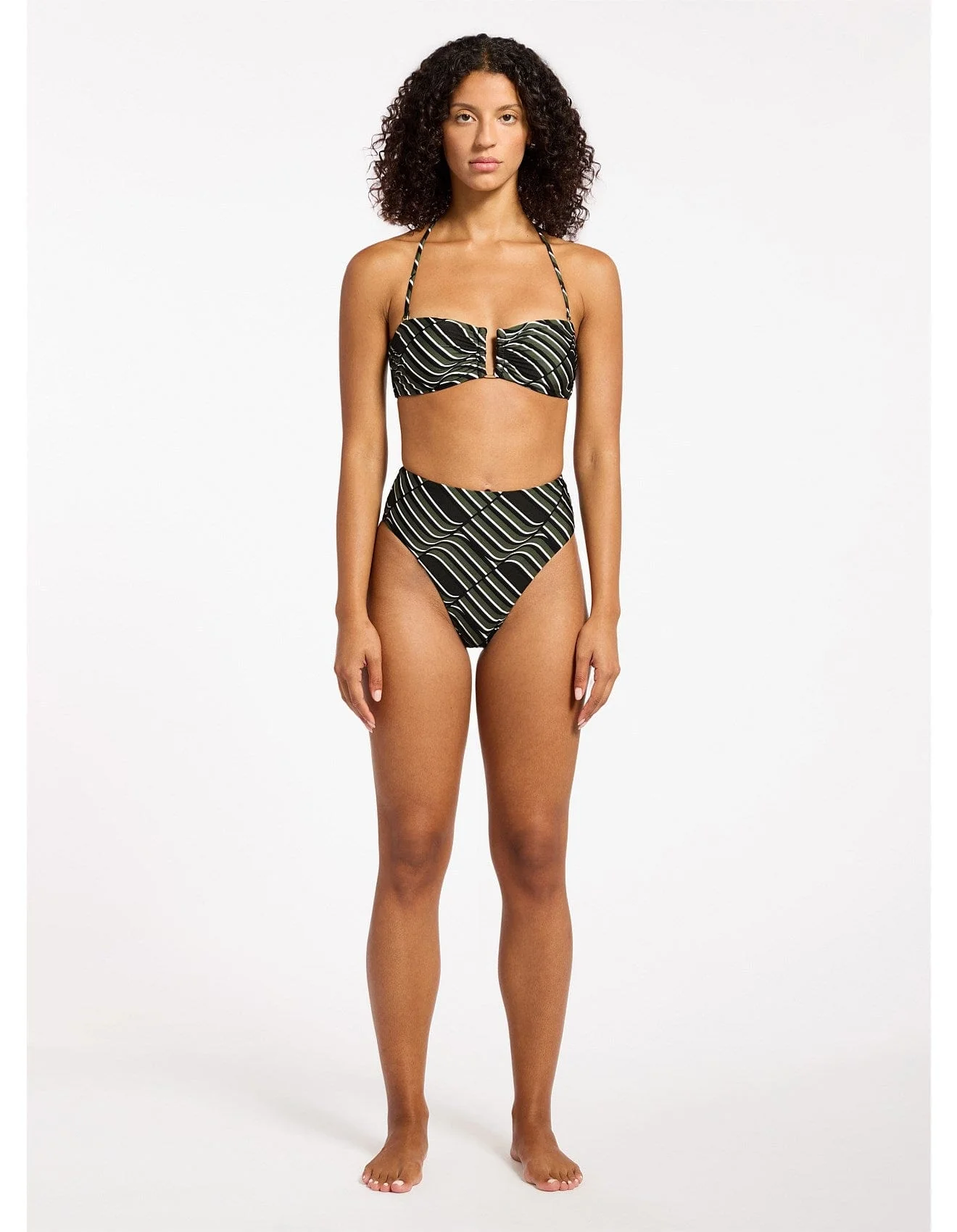 Jets Mirage High Waist High Leg Pant - Cacti - Image 5