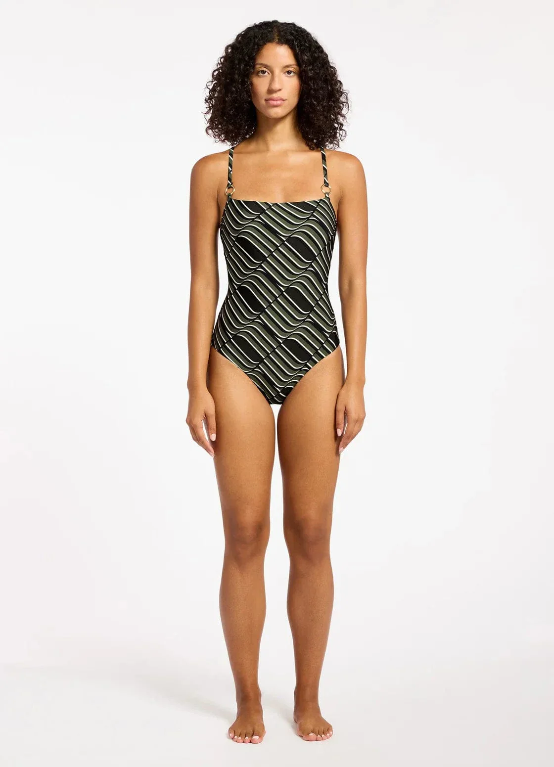Jets Mirage Minimal Tank One Piece- Cacti - Image 4