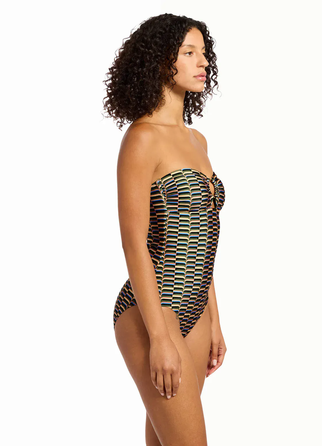 Jets Urban Geo Bandeau One Piece - Cacti - Image 2