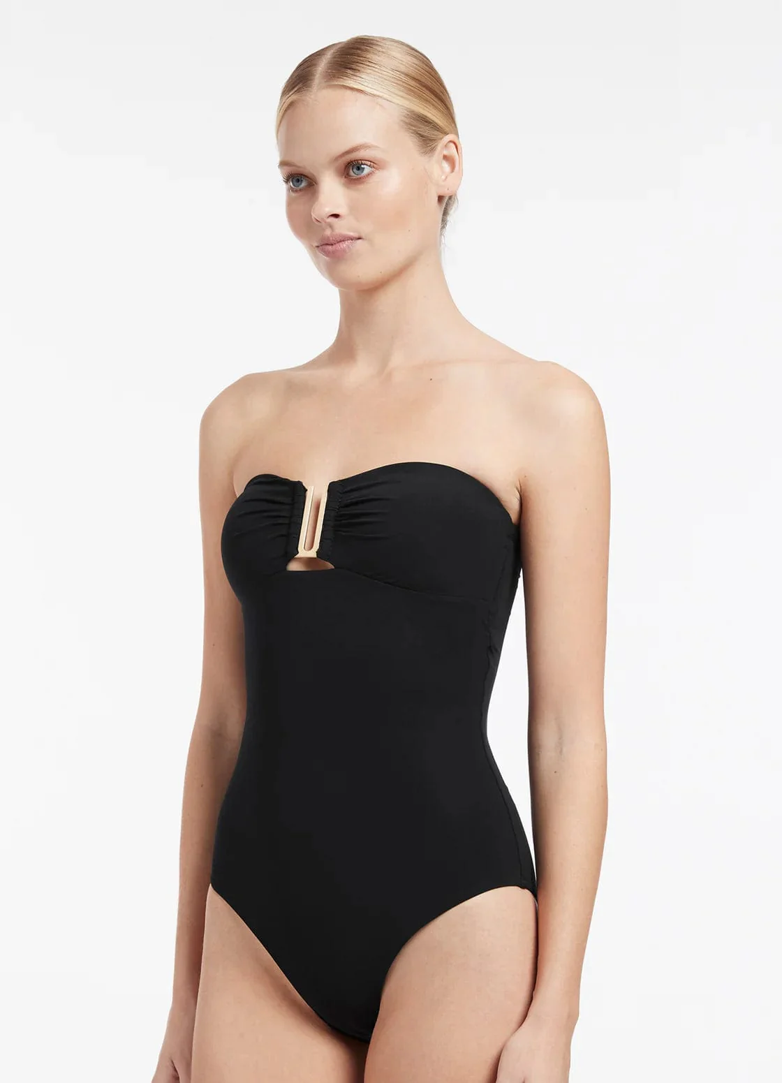 Jetset Bandeau One Piece - Black - Image 6