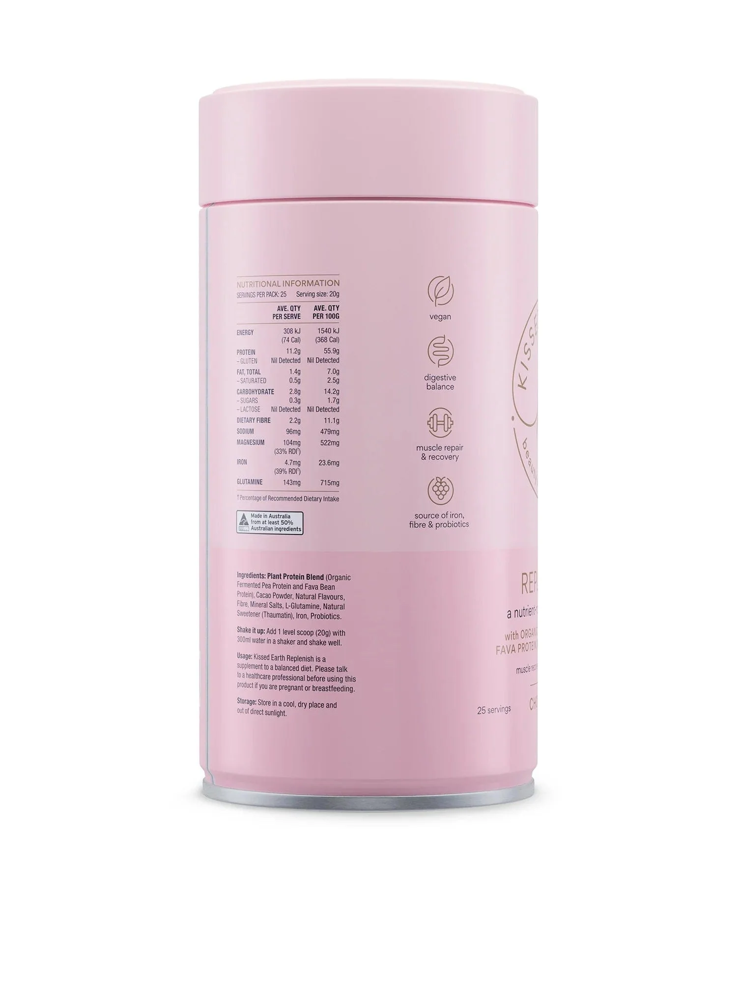 Replenish Chocolate Protein Powder - Image 5