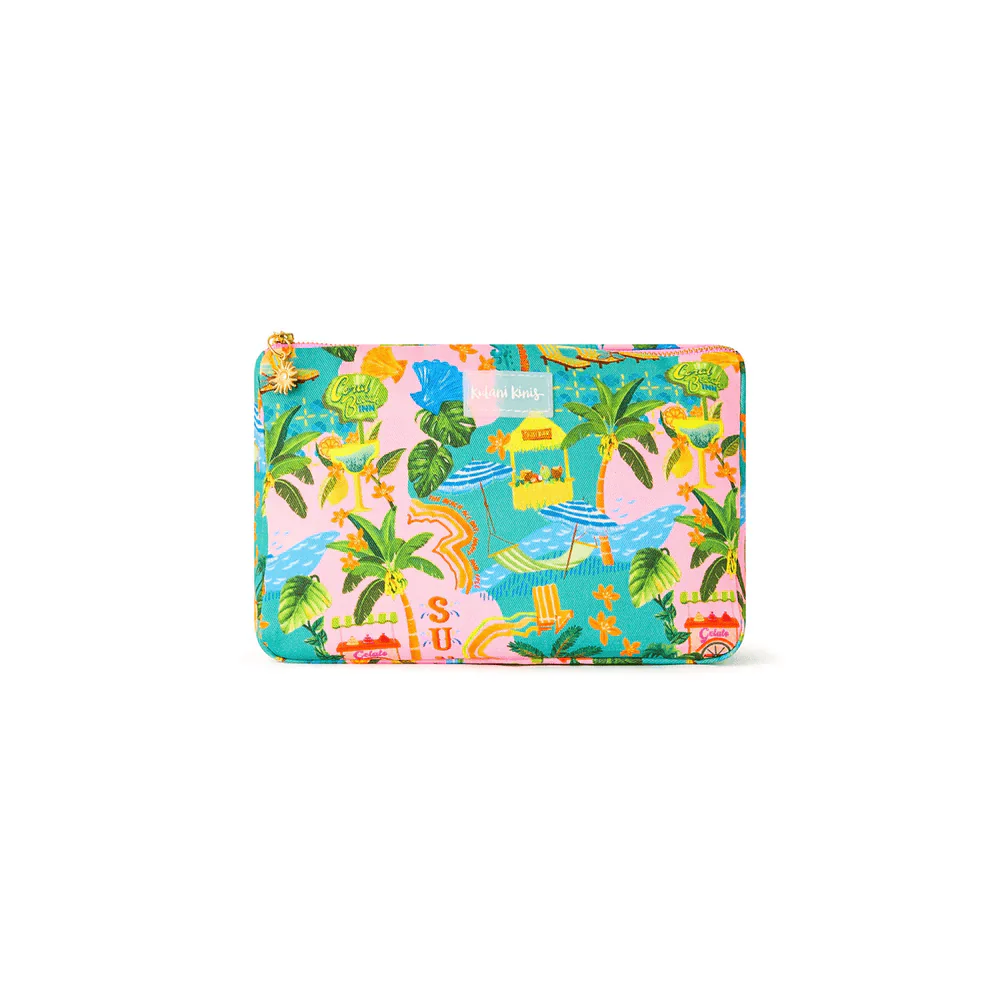 Kulani Kinis Beach Pouch - Sunlit Spritz - Image 2