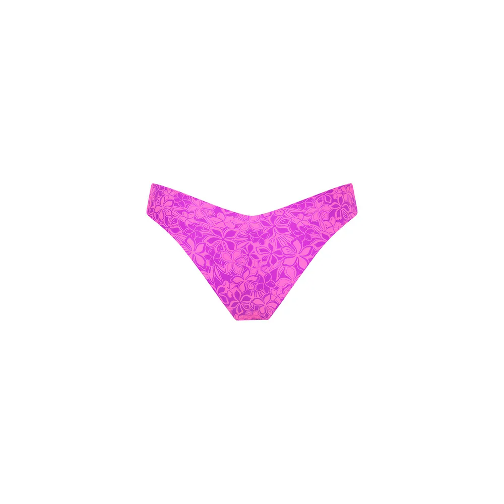 Kulani Kinis Cheeky V Bikini Bottom - Bubble Berry - Image 6