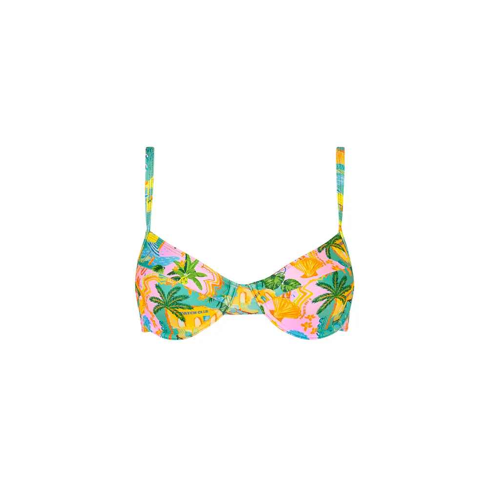 Kulani Kinis Ditzy Underwire Bra Bikini Top - Sunlit Spritz - Image 7