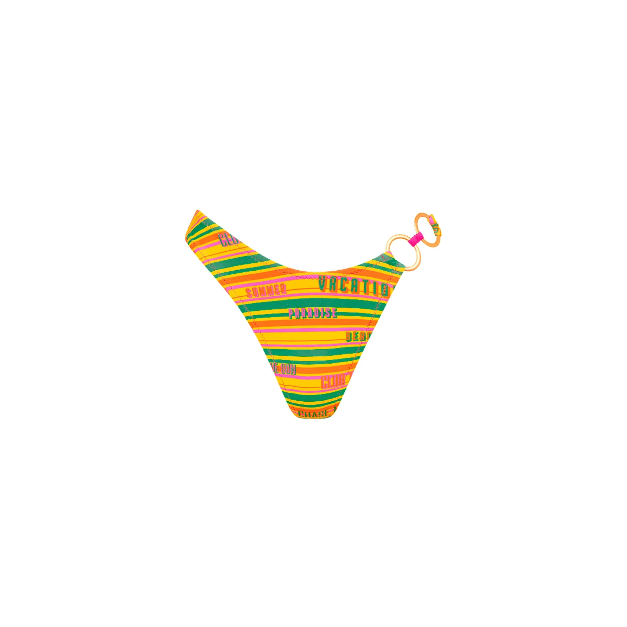 Kulani Kinis Duo Ring Thong Bikini Bottom - Sunshine Lover - Image 4