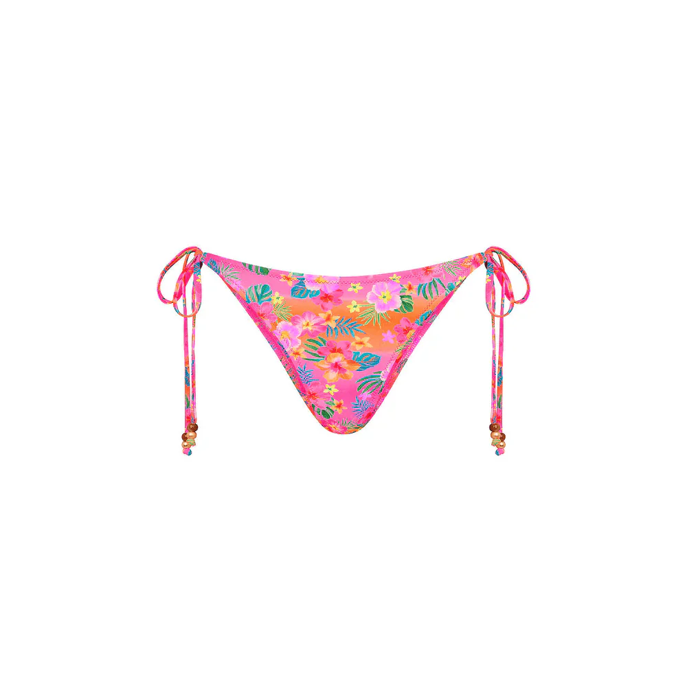 Kulani Kinis Full Coverage Tie Bikini Bottom - Summer Glow - Image 4
