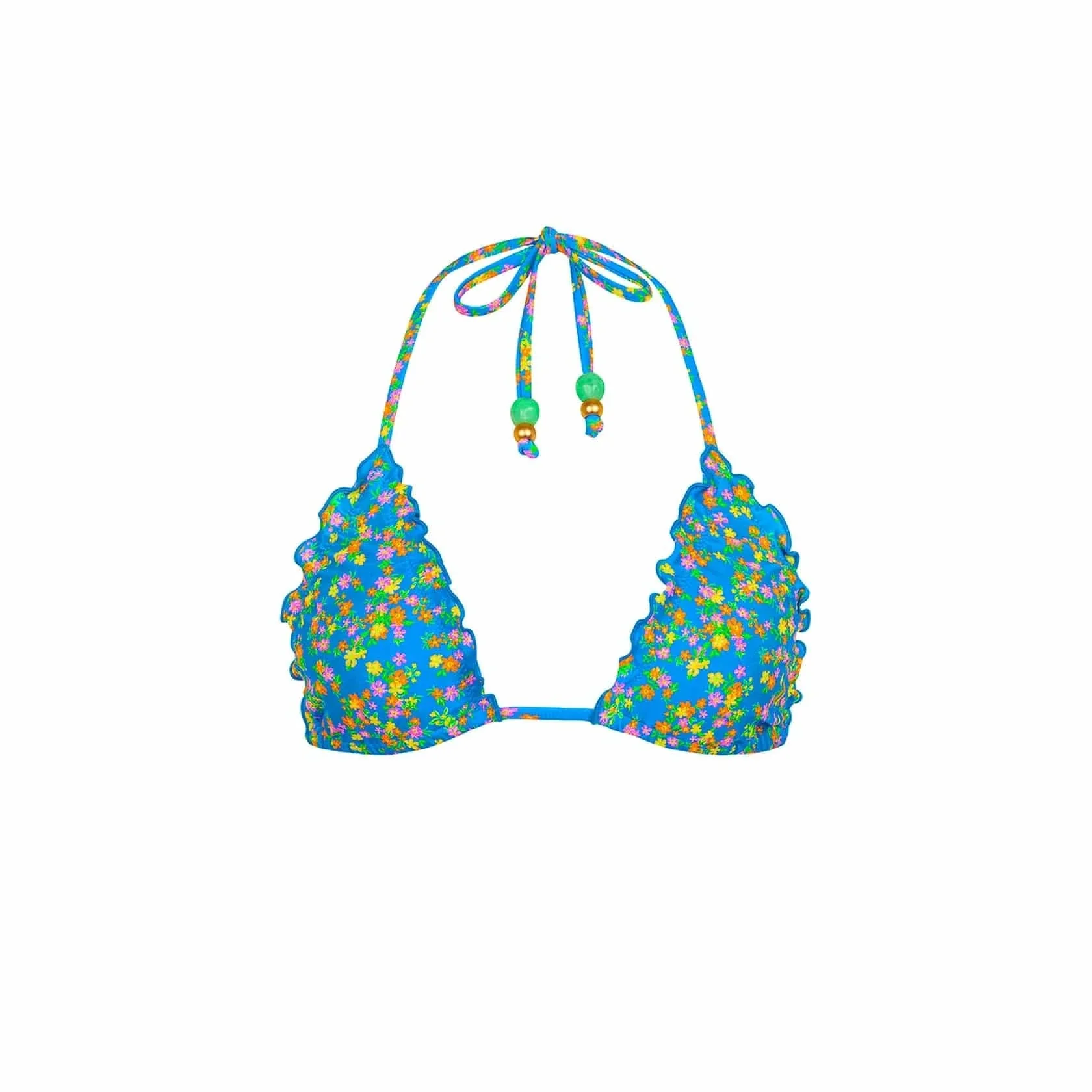 Kulani Kinis La Belle Lettuce Edge Bralette Bikini Top - Image 6