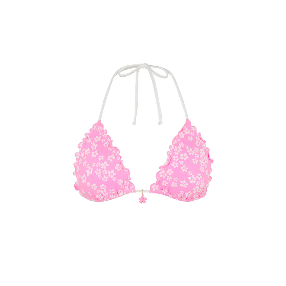 Kulani Kinis Sugar Sprinkle Lettuce Edge Bralette Bikini Top - Image 4