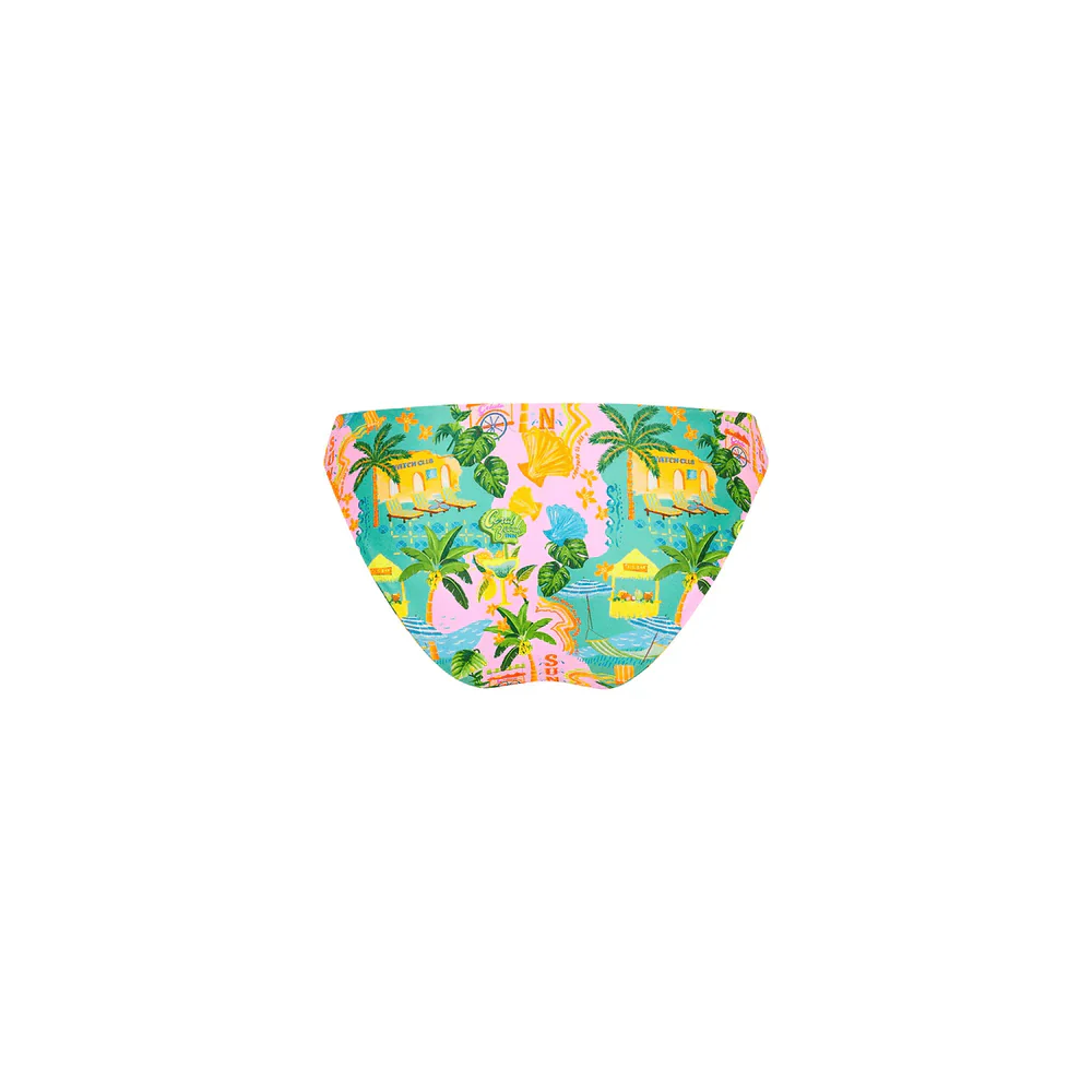 Kulani Kinis Minimal Full Coverage Bikini Bottom - Sunlit Spritz - Image 5