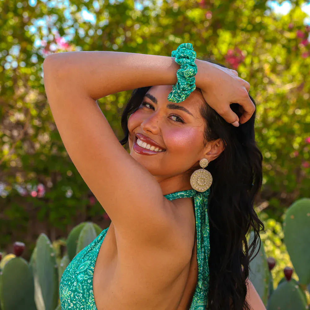 Kulani Kinis Emerald Aura Scrunchie