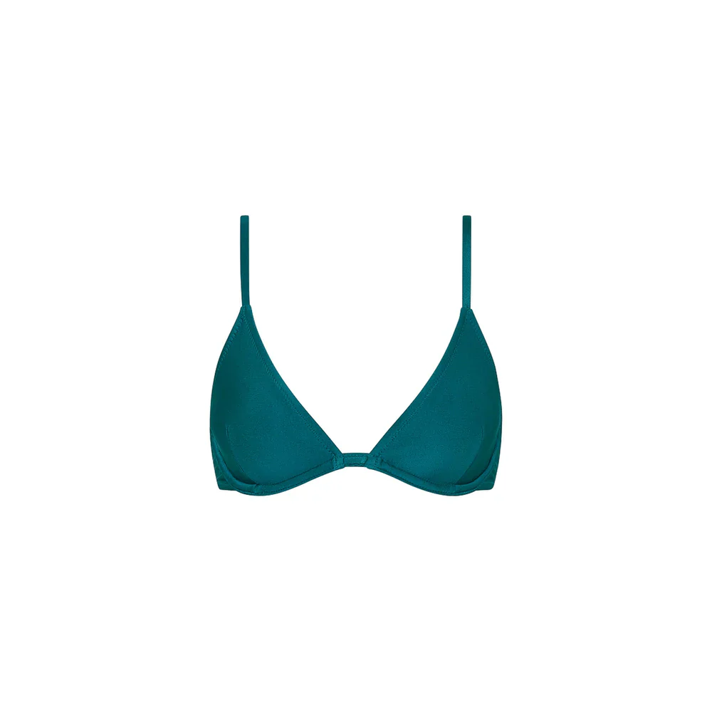 Kulani Kinis Underwire Triangle B-C Cup Bikini Top - Laguna Haze - Image 4