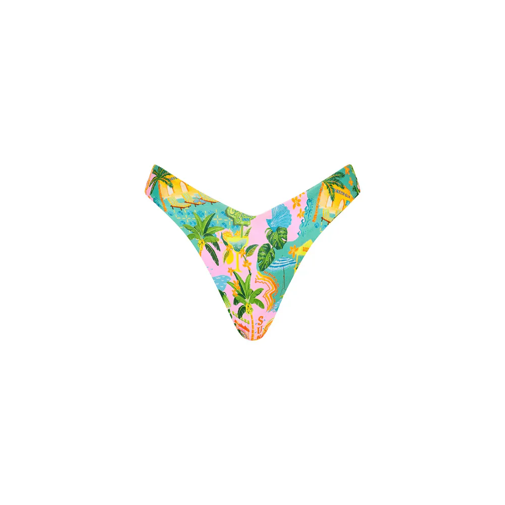 Kulani Kinis Y Cheeky Bikini Bottom - Sunlit Spritz - Image 3