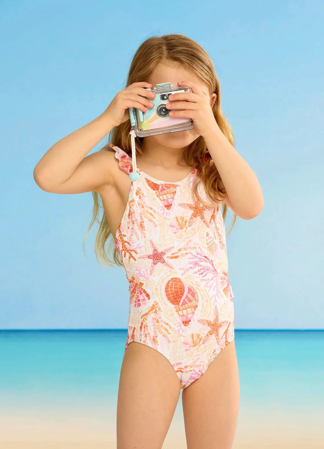 Girls La Mer Frill One Piece - La Mer