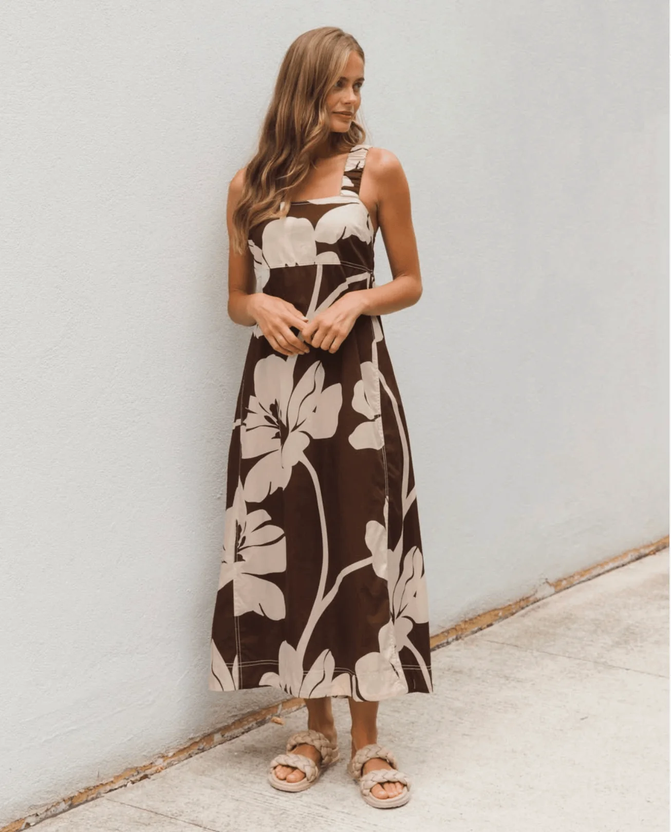 Label Of Love Chocolate Bloom Maxi Dress - Image 2
