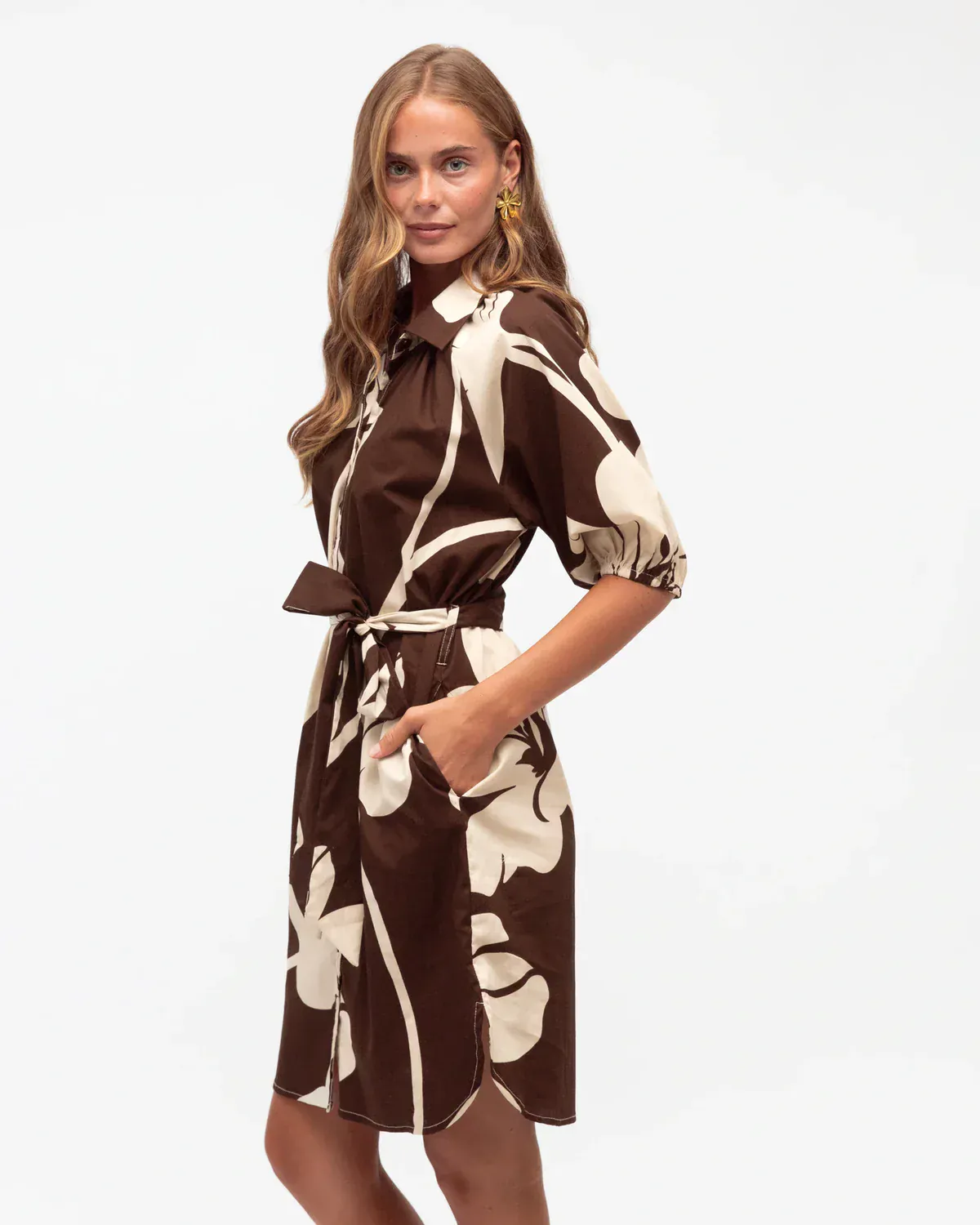 Label Of Love Chocolate Bloom Short Dress - Image 3