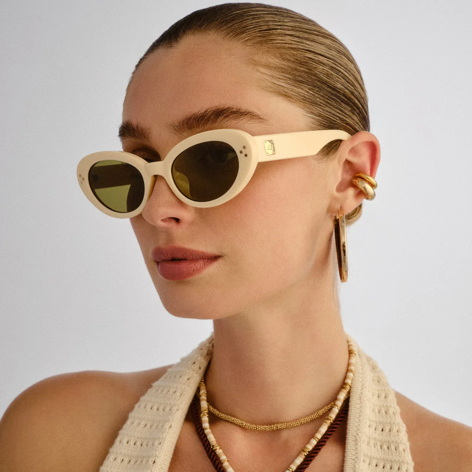 Le Specs Tootsie + Sunnies - Off White - Image 2