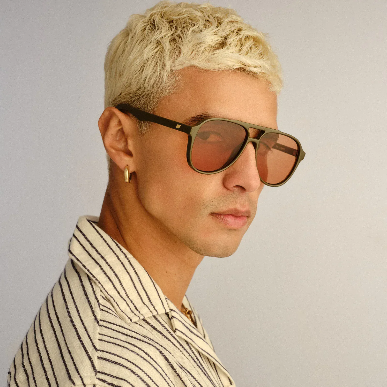 Le Specs Tragic Magic - Dark Olive - Image 3