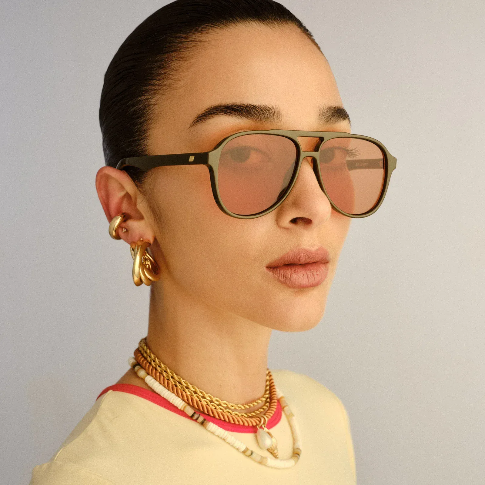 Le Specs Tragic Magic - Dark Olive - Image 7