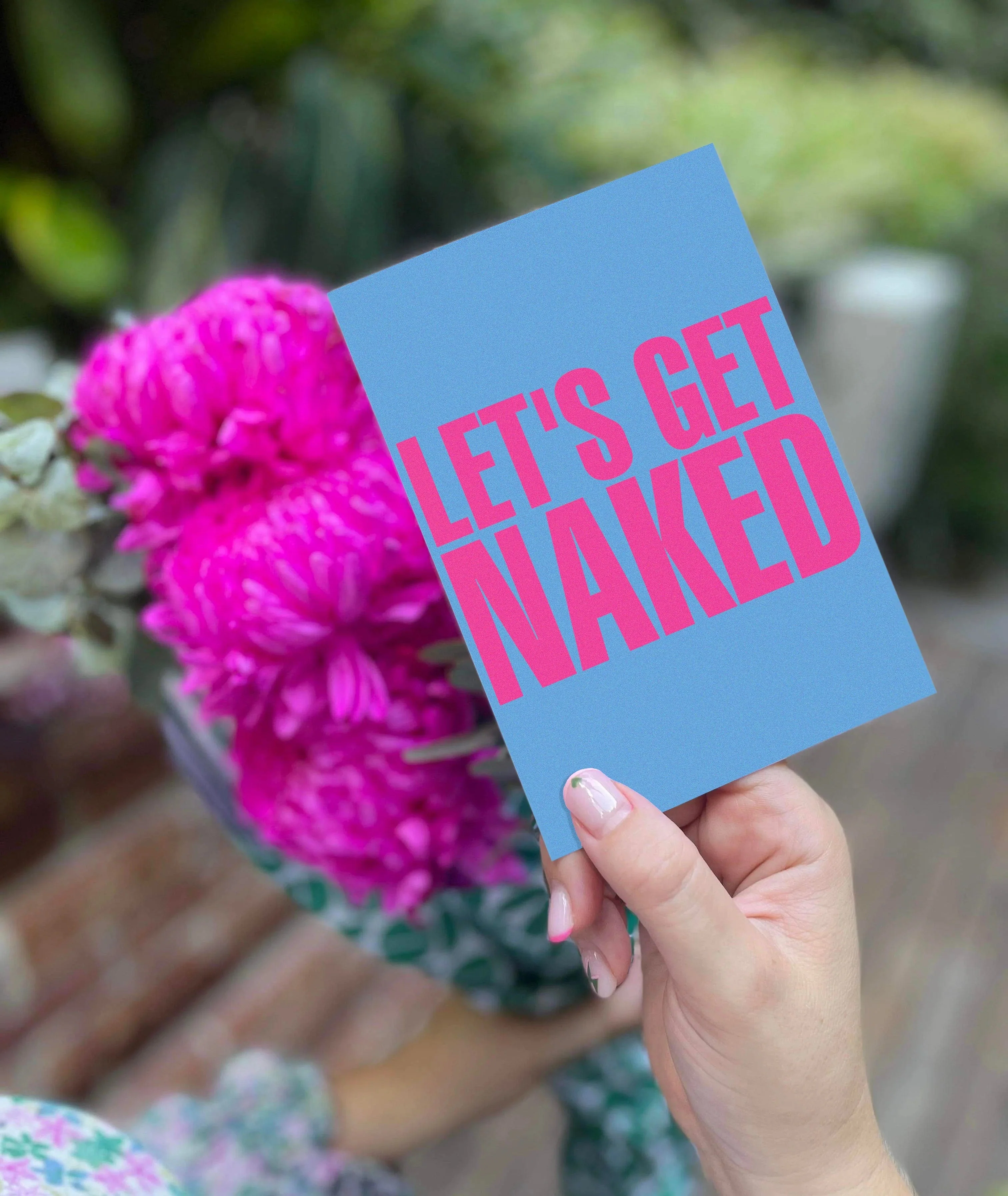 Let's Get Naked Romance Greeting Card*