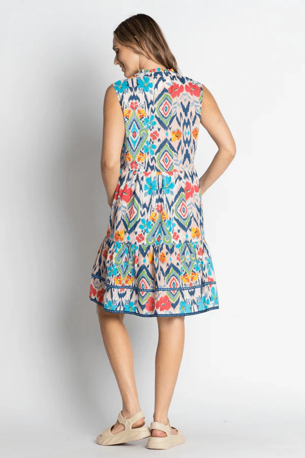 Lulalife Kabira Sleeveless Dress - Print - Image 2