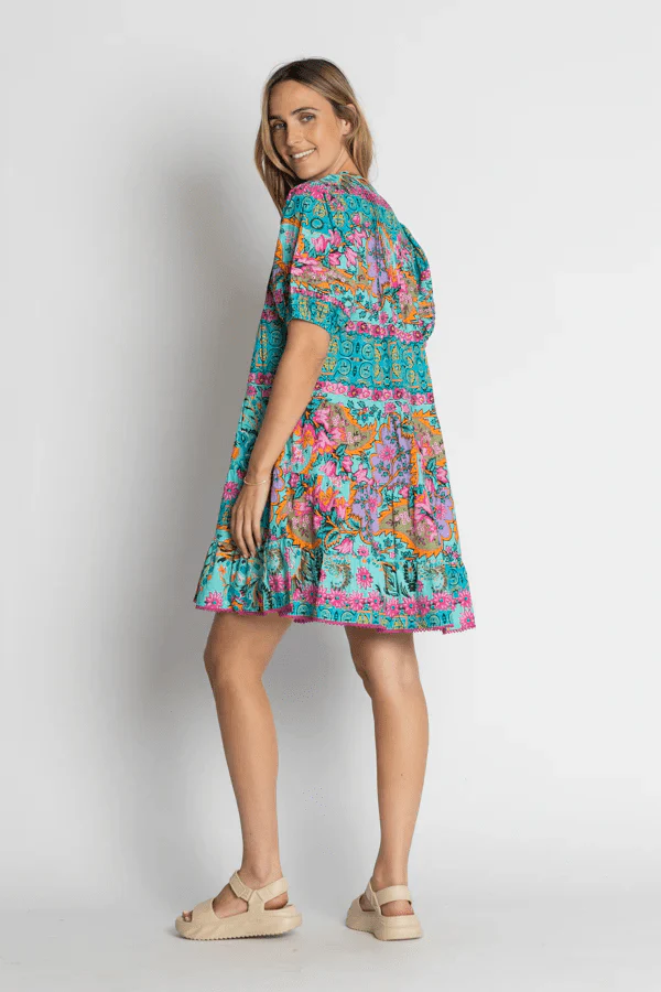 Lulalife Ratana Dress - Lagoon - Image 3