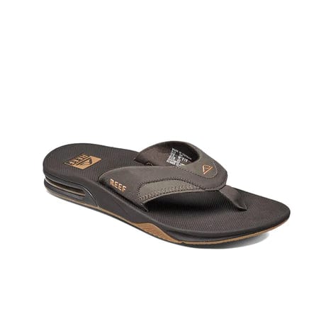 Reef Mens Fanning Thong - Brown/Gum - Image 2