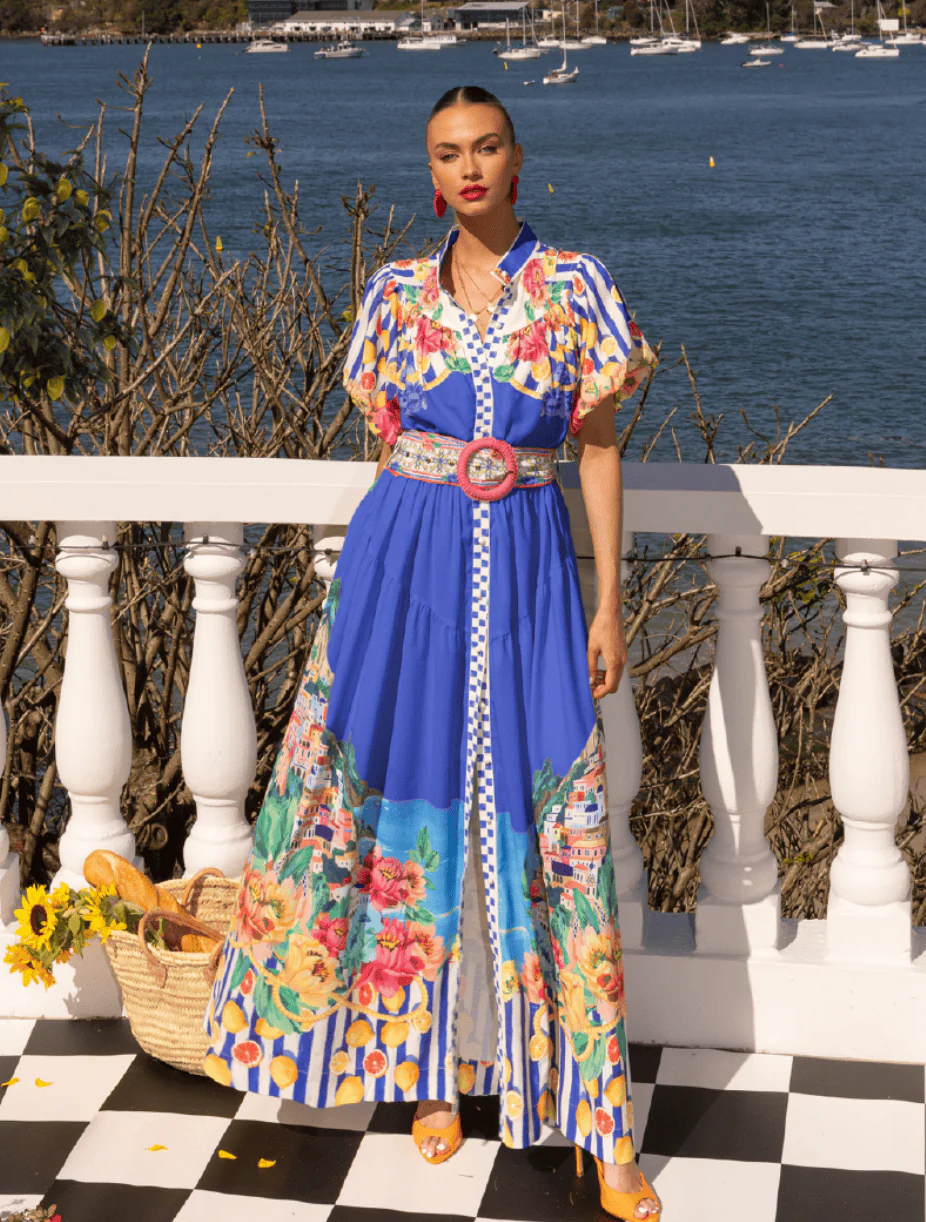 Mia Milani Positano Maxi Dress