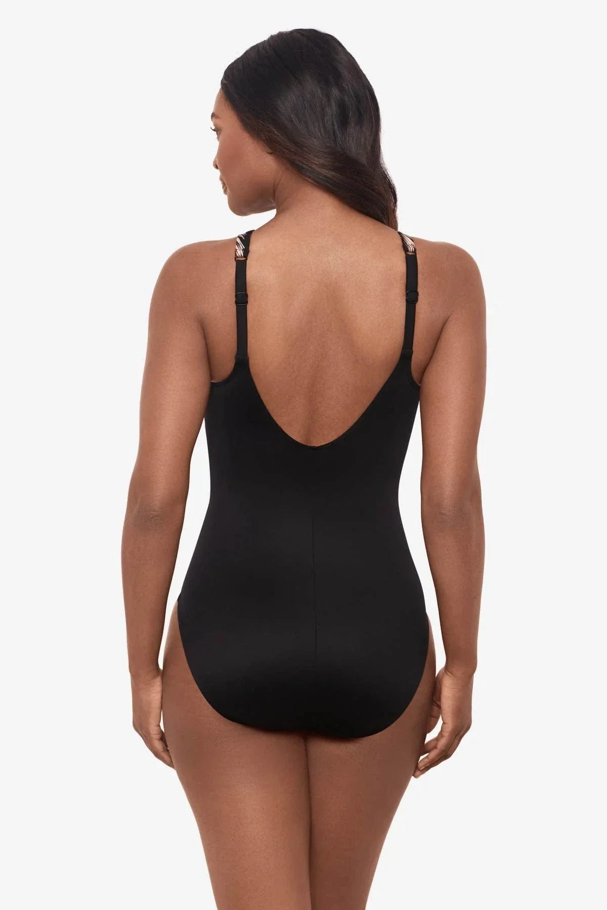Miracle Suit Aphrodite Topkapi High Neck Shaping Swimsuit - Black Multi - Image 3
