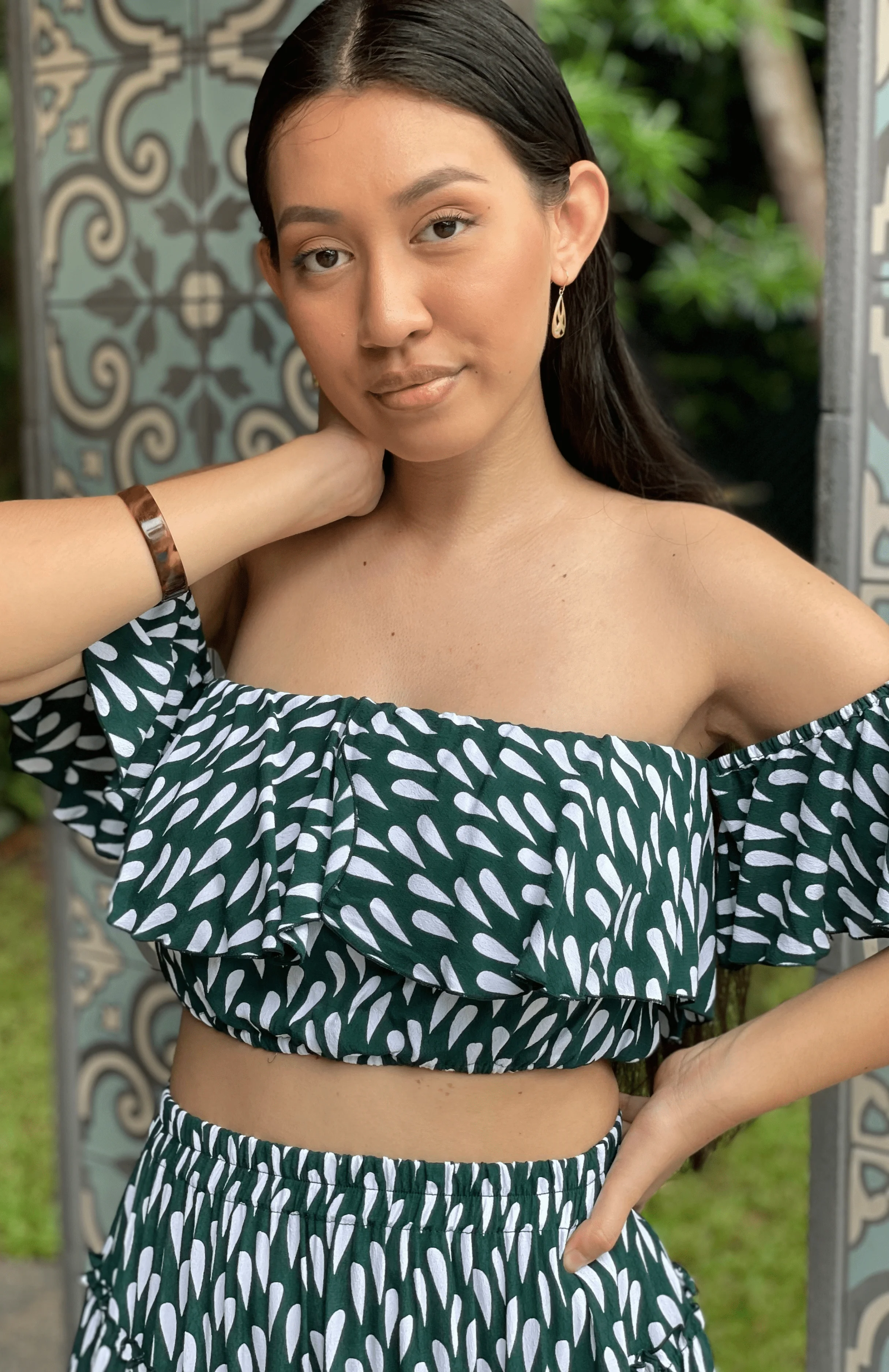 Emi Crop - Drizzling Emerald - Image 4